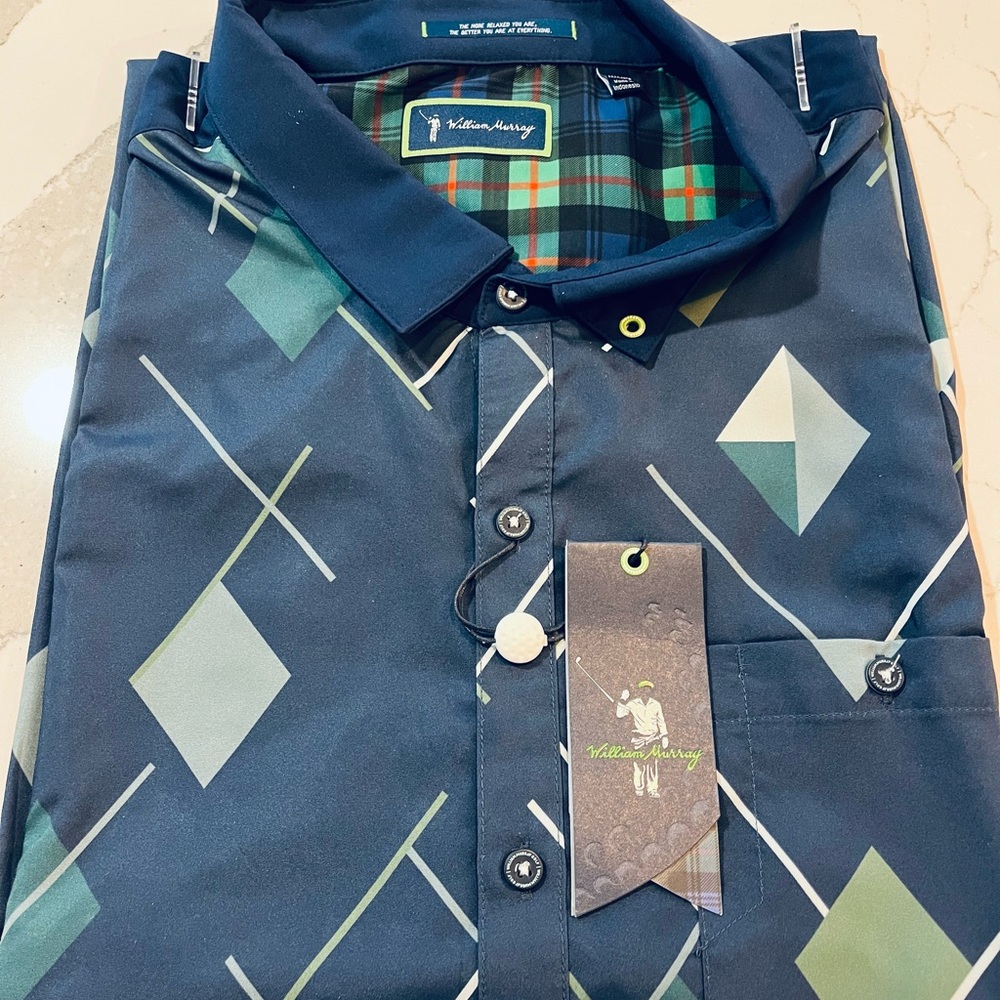 William Murray Golf Men’s Button Down Shirt